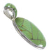 Silver Turquoise Southwest Pendant YX77244